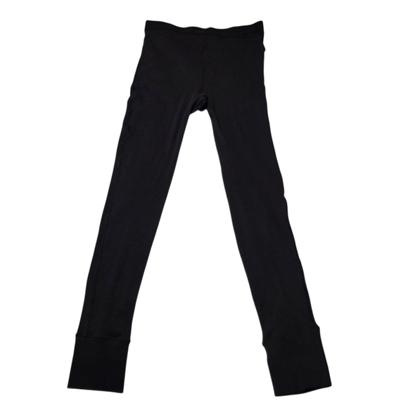 SKIMS Pants - SKIMS Cotton Rib Leggings Pants Soot Black Size Large NWT